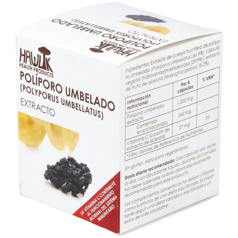 Poliporo umbelado extracto puro 60vcaps. | Farmacia Barata