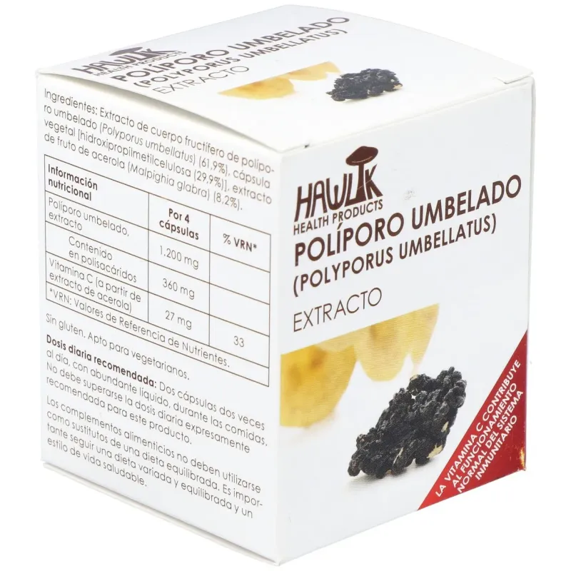 Poliporo umbelado extracto puro 60vcaps. | Farmacia Barata