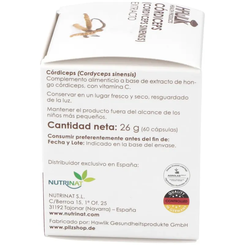 Cordiceps extracto puro 60vcaps. | Farmacia Barata