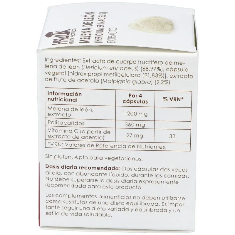 Hawlik melena leon extracto puro 60caps | Farmacia Barata
