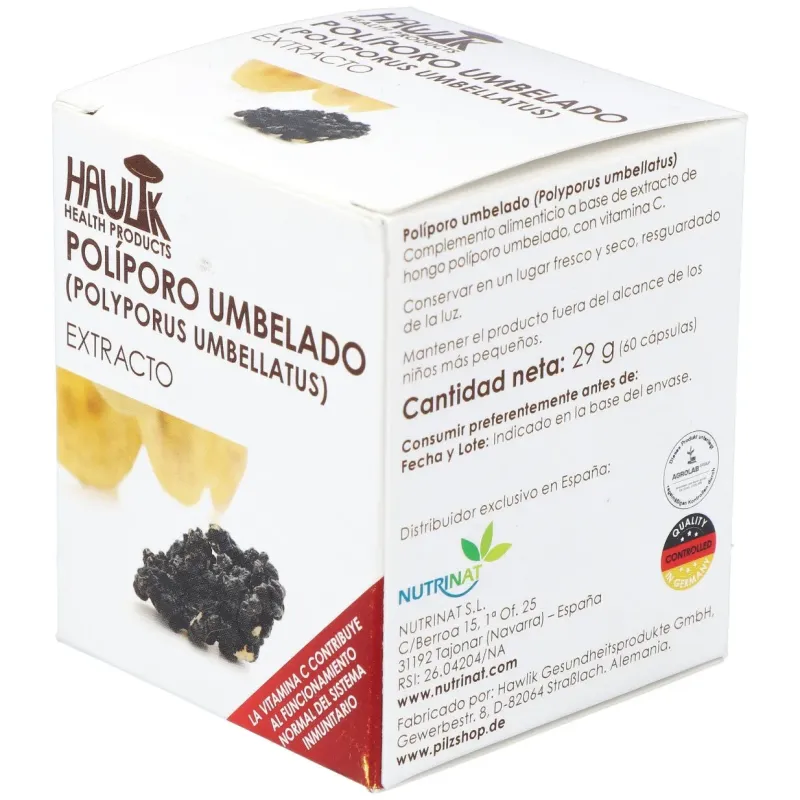 Poliporo umbelado extracto puro 60vcaps. | Farmacia Barata