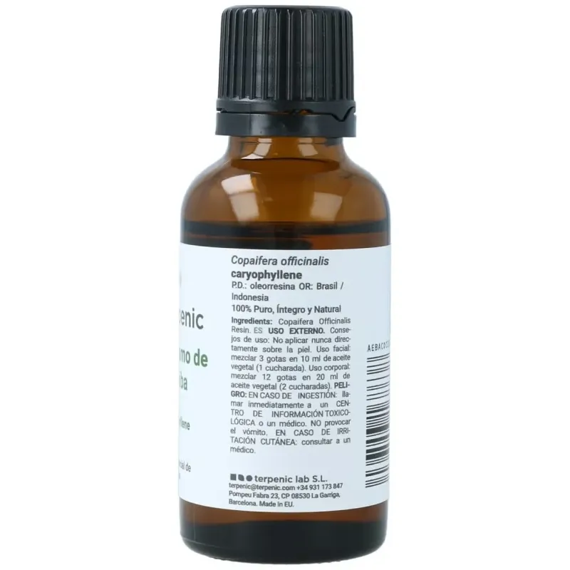 Balsamo de copaiba aceite esencial 30ml. | Farmacia Barata