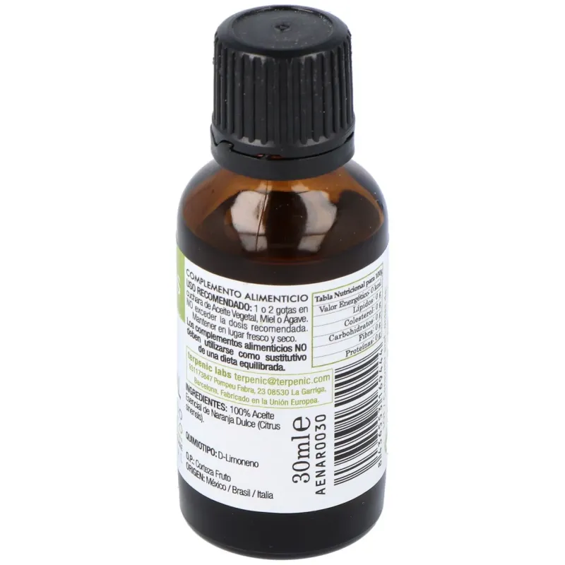 Naranja aceite esencial bio 30ml. | Farmacia Barata