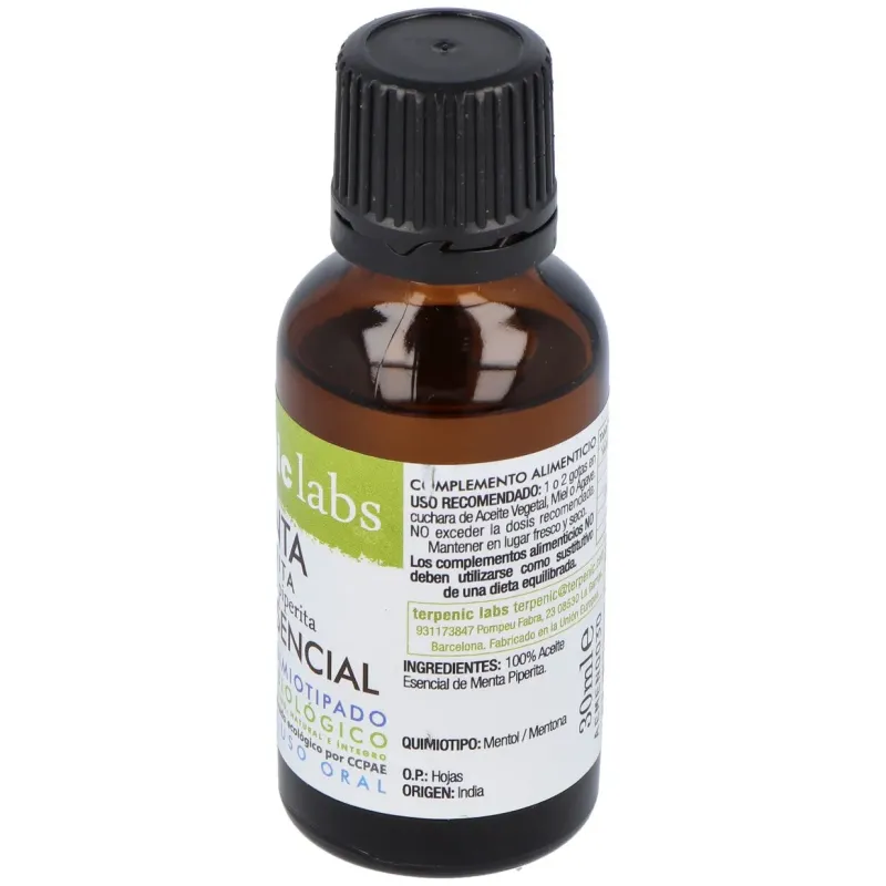 Menta piperita aceite esencial bio 30ml. 2 | Farmacia Barata Menta piperita aceite esencial bio 30ml. 2 | Farmacia Barata