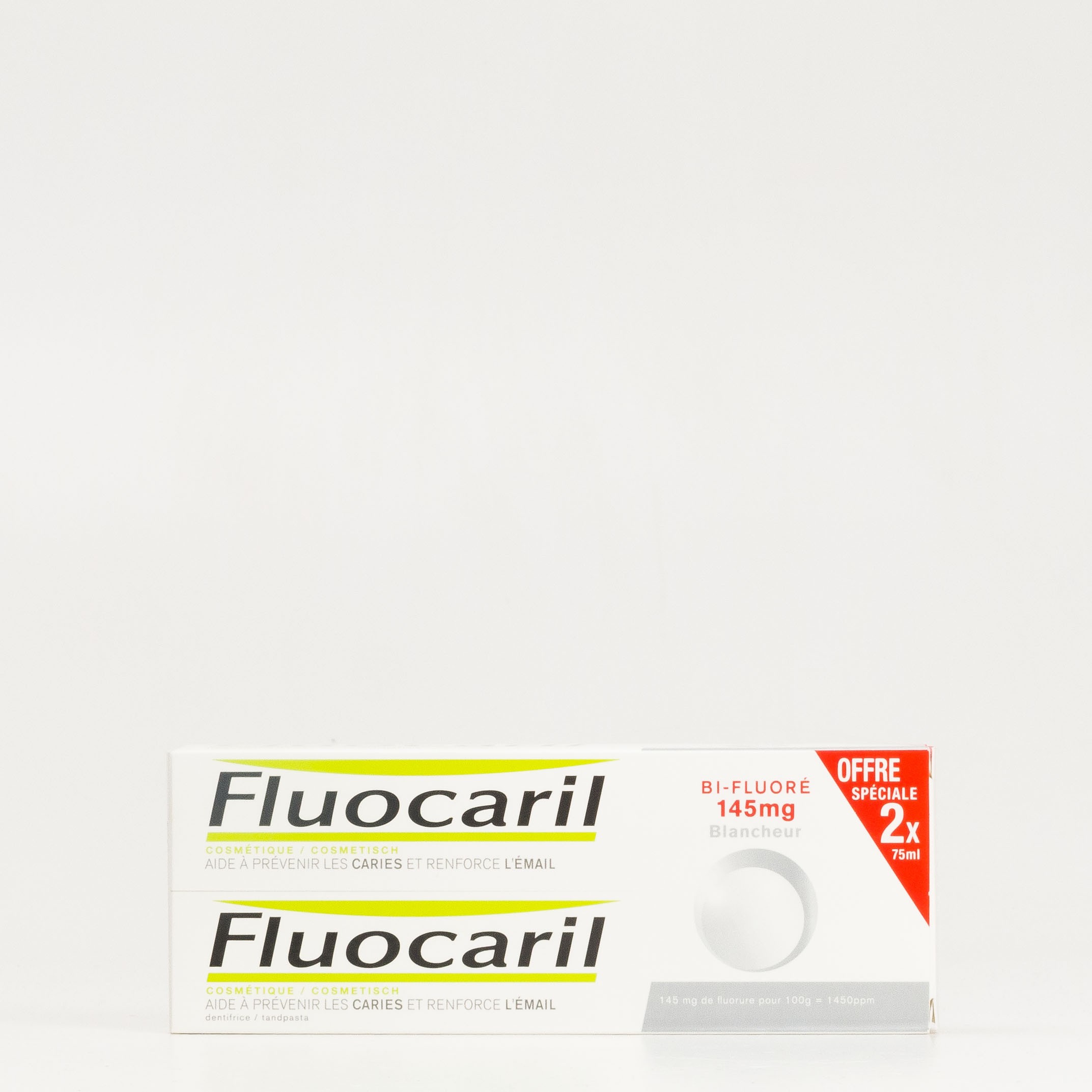 Fluocaril Pasta Dental Blanqueadora Duplo, 2X75ml.
