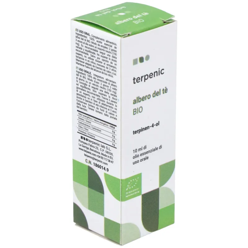 Arbol del te aceite esencial alimentario 10ml. bio | Farmacia Barata