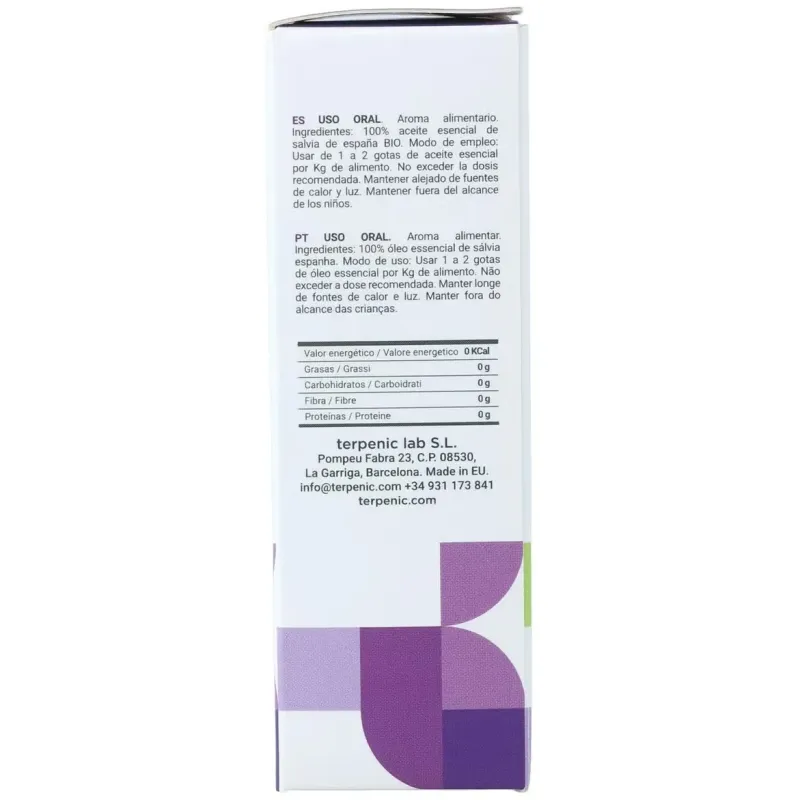 Salvia españa aceite esencial alimentario bio 10ml | Farmacia Barata Salvia españa aceite esencial alimentario bio 10ml | Farmacia Barata