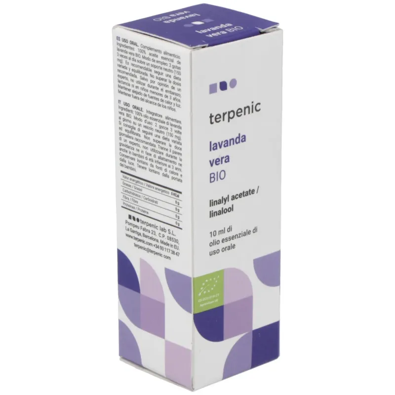 Lavanda aceite esencial alimentario bio 10ml. | Farmacia Barata