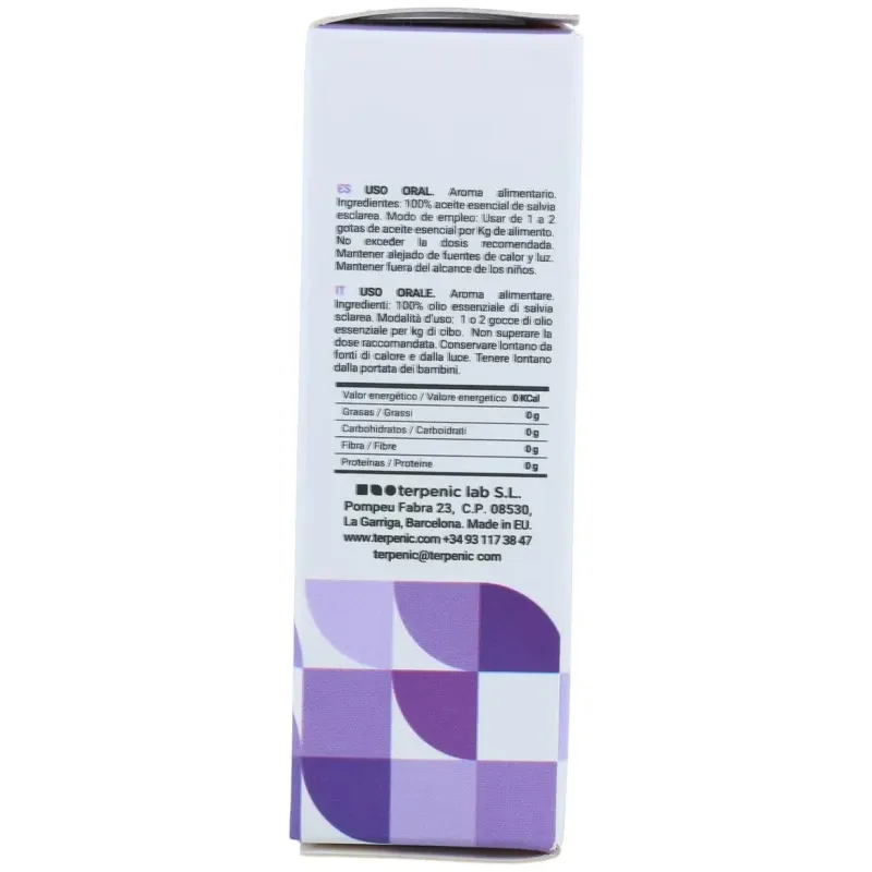 Salvia sclarea romana aceite esencial 10ml. | Farmacia Barata Salvia sclarea romana aceite esencial 10ml. | Farmacia Barata