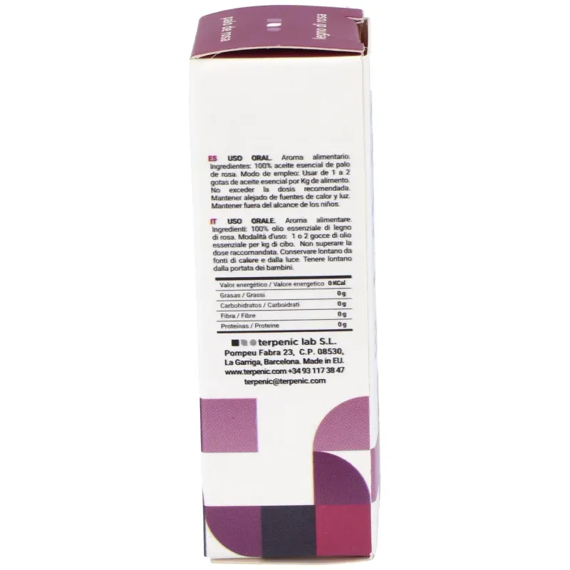 Palo de rosa aceite esencial alimentario 10ml. | Farmacia Barata Palo de rosa aceite esencial alimentario 10ml. | Farmacia Barata