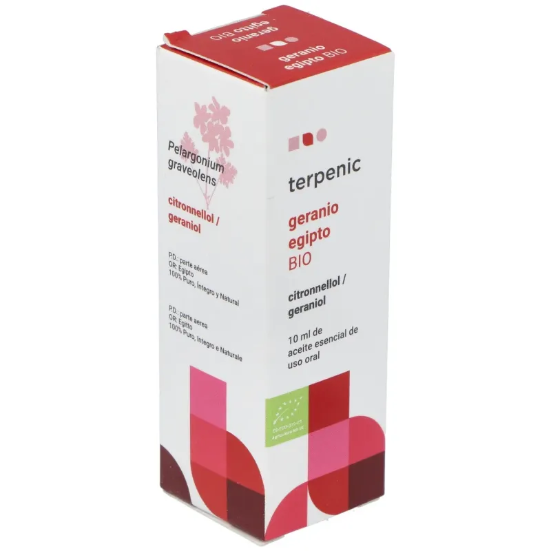Geranio aceite esencial alimentario bio 10ml. | Farmacia Barata