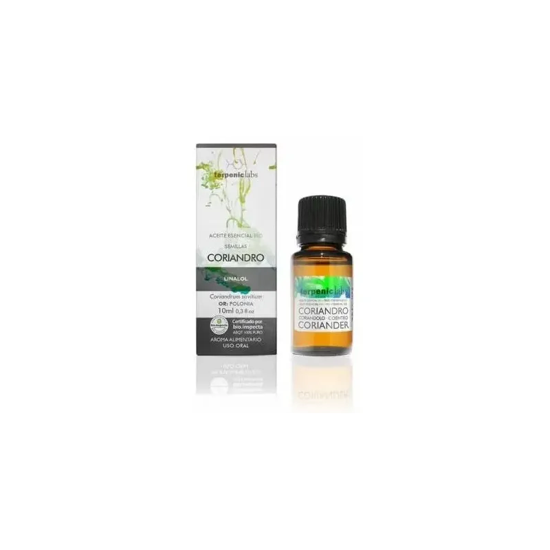 Coriandro aceite esencial alimentario bio 10ml. | Farmacia Barata