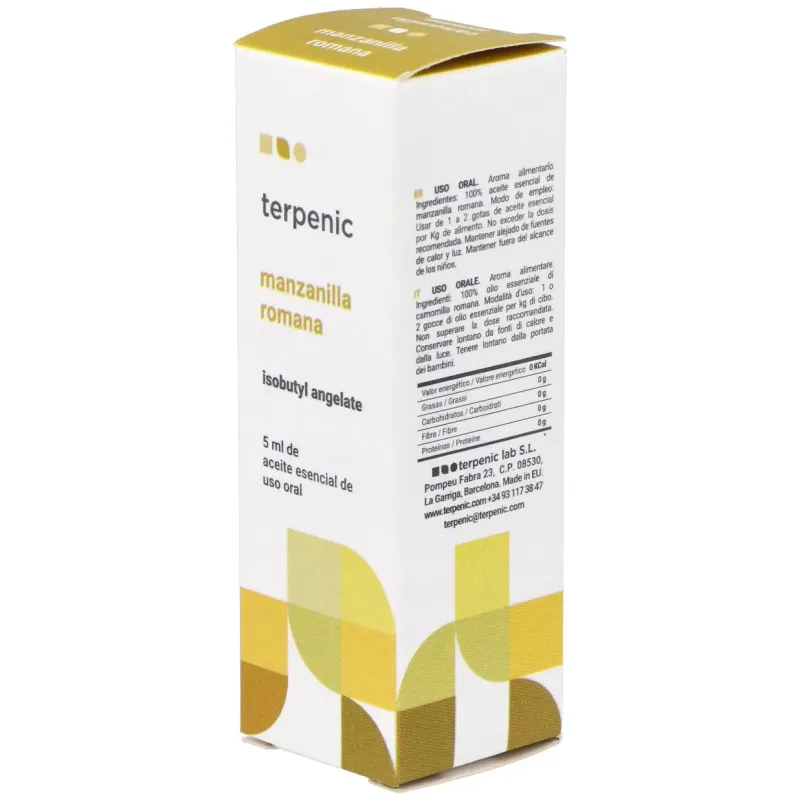 Manzanilla romana aceite esencial alimentario 5ml. | Farmacia Barata