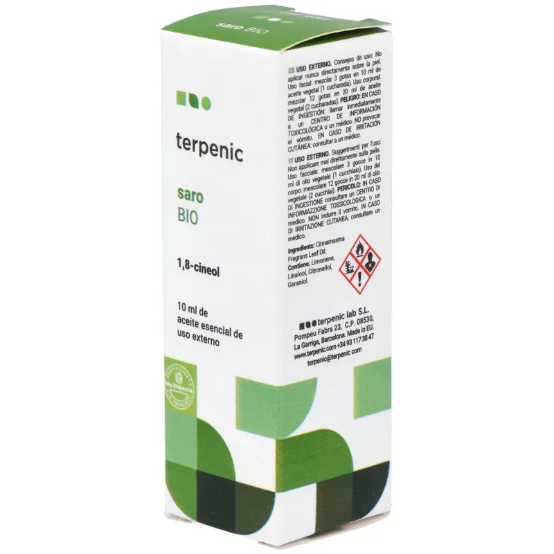 Saro (mandravasarotra) aceite esencial bio 10ml. | Farmacia Barata