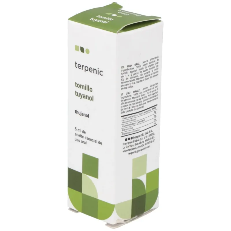 Tomillo tuyanol aceite esencial alimentario 5ml. | Farmacia Barata