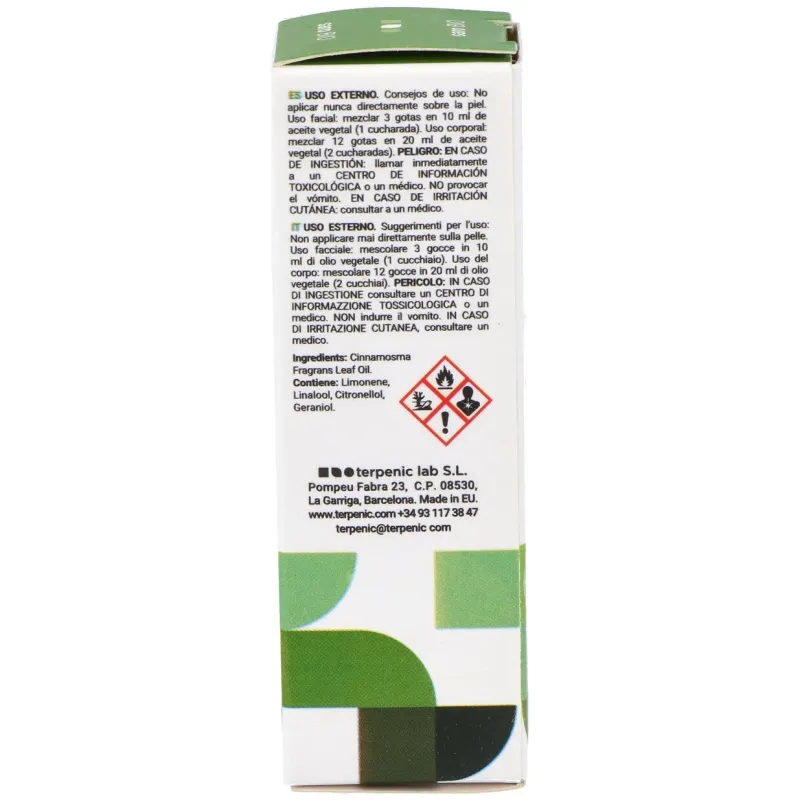 Saro (mandravasarotra) aceite esencial bio 10ml. | Farmacia Barata