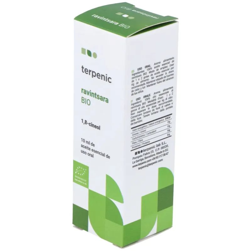 Ravintsara aceite esencial alimentario bio 10ml. | Farmacia Barata