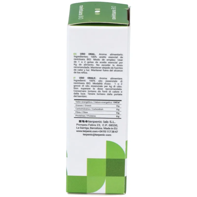 Ravintsara aceite esencial alimentario bio 10ml. | Farmacia Barata