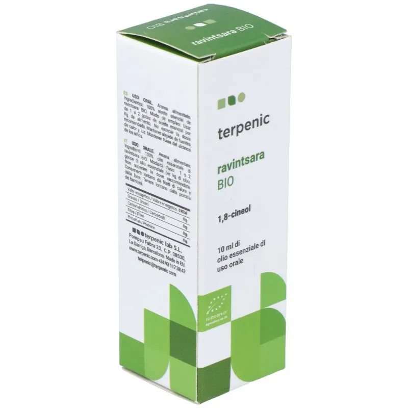 Ravintsara aceite esencial alimentario bio 10ml. | Farmacia Barata
