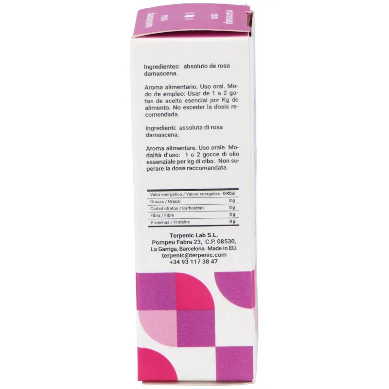 Terpenic rosa damascena absoluto aceites esenciales 2ml | Farmacia Barata