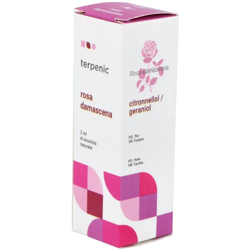 Terpenic rosa damascena absoluto aceites esenciales 2ml | Farmacia Barata