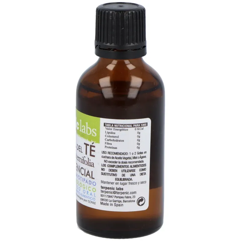 Terpenic aceite esencial de árbol del té bio 50ml | Farmacia Barata