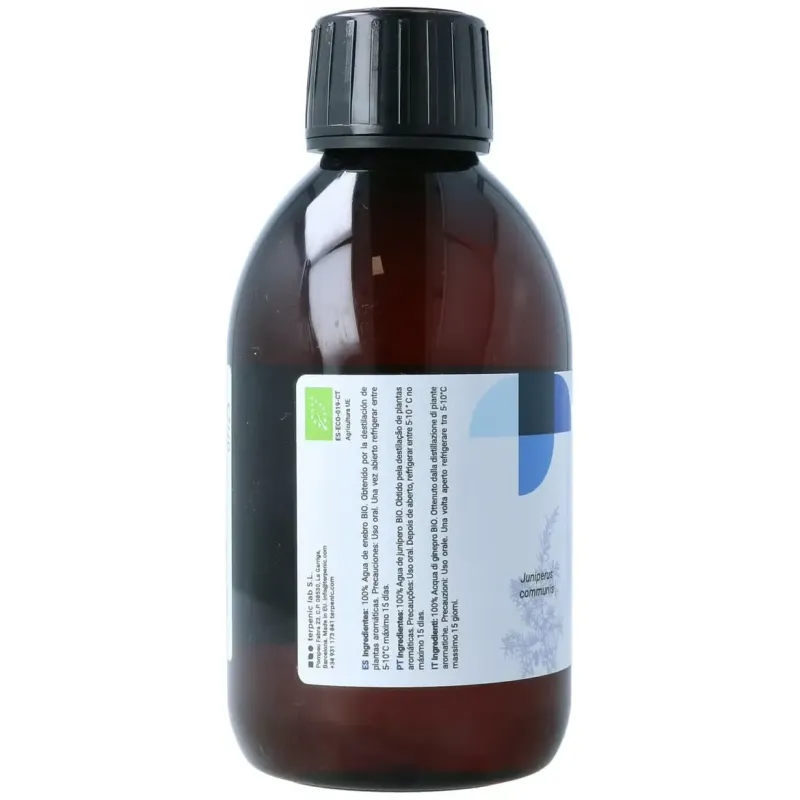 Agua de enebro hidrolato alimentario bio 250ml. | Farmacia Barata