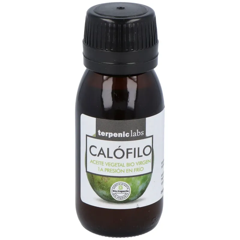 Calofilo aceite virgen bio 60ml. | Farmacia Barata