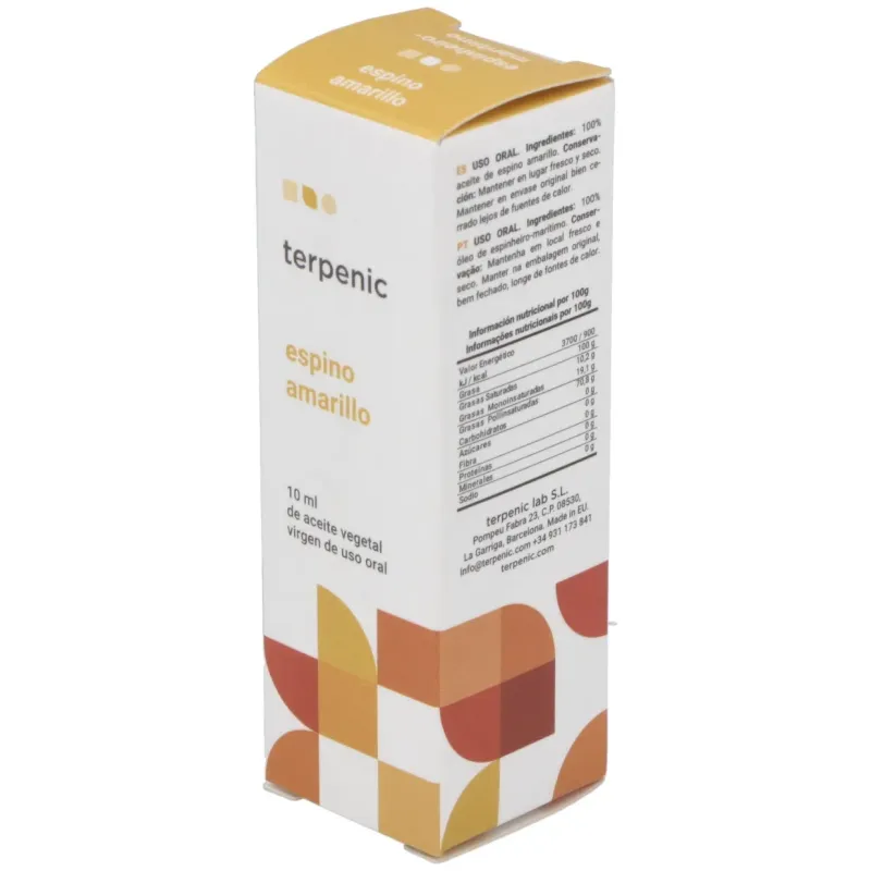 Espino amarillo virgen aceite vegetal 10ml. | Farmacia Barata