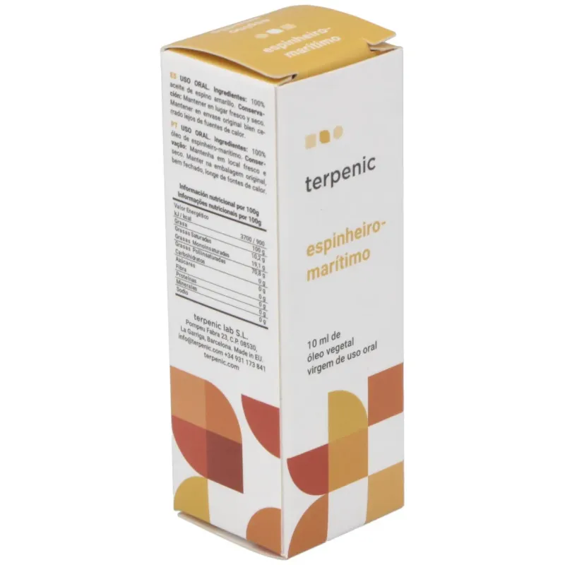 Espino amarillo virgen aceite vegetal 10ml. | Farmacia Barata