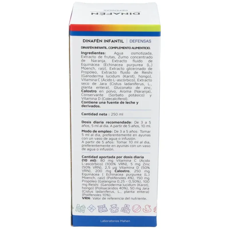 Mahen dinafen infantil jarabe 250ml | Farmacia Barata