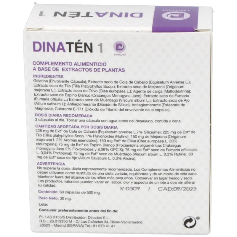 Dinadiet dinaten 60cáps | Farmacia Barata Dinadiet dinaten 60cáps | Farmacia Barata