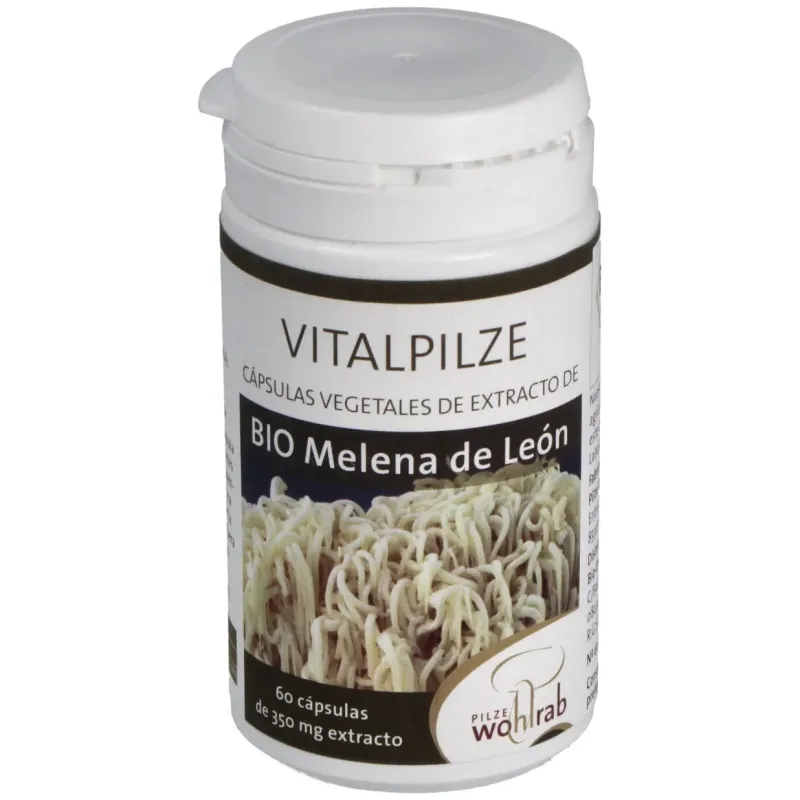 Pilze wolhrab melena de león hericium bio 60caps | Farmacia Barata