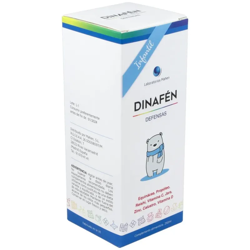 Mahen dinafen infantil jarabe 250ml | Farmacia Barata