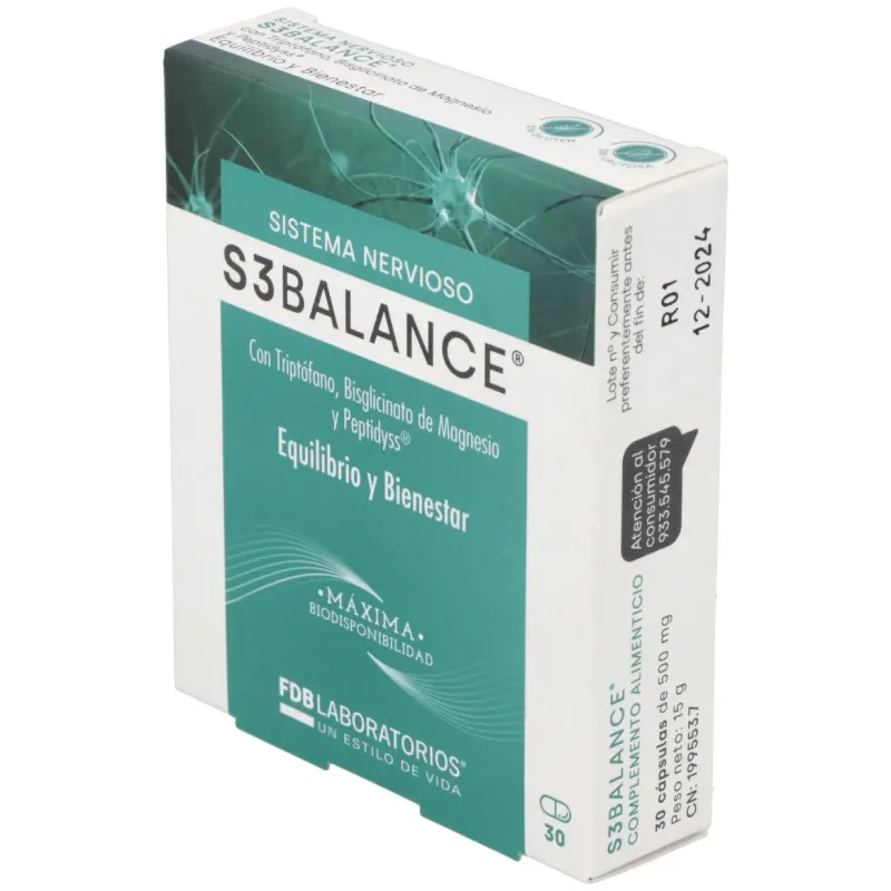 S3 balance 30cap. | Farmacia Barata