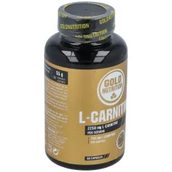 Gold nutrition l carnitina 750mg 60caps | Farmacia Barata