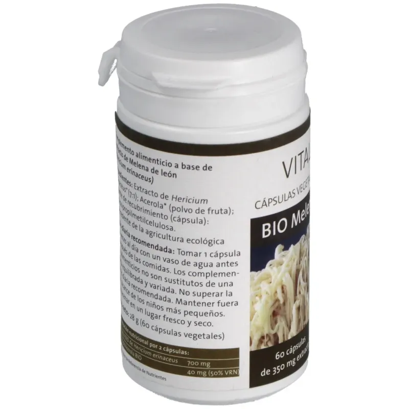Pilze wolhrab melena de león hericium bio 60caps | Farmacia Barata