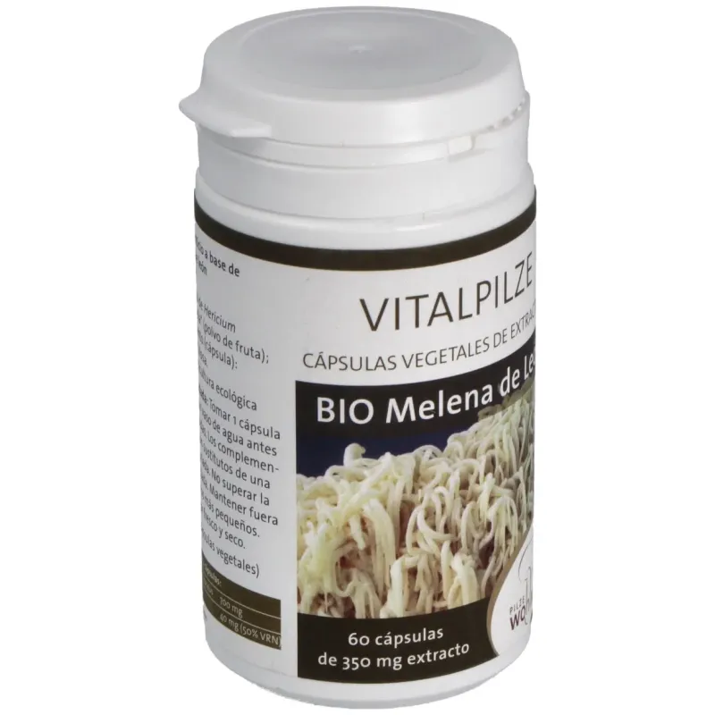 Pilze wolhrab melena de león hericium bio 60caps | Farmacia Barata