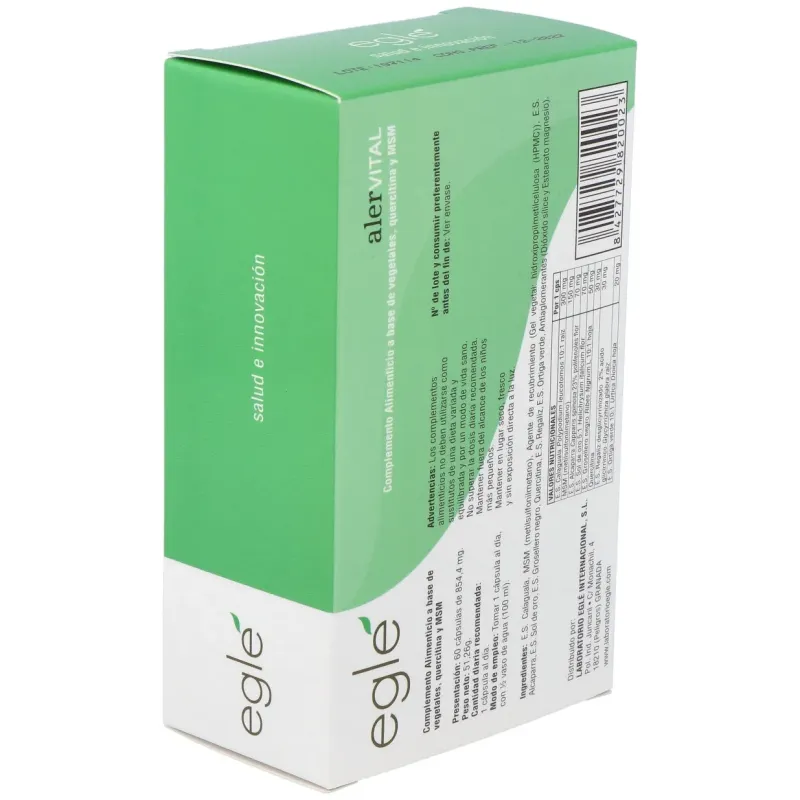 Egle alervital 60 caps | Farmacia Barata