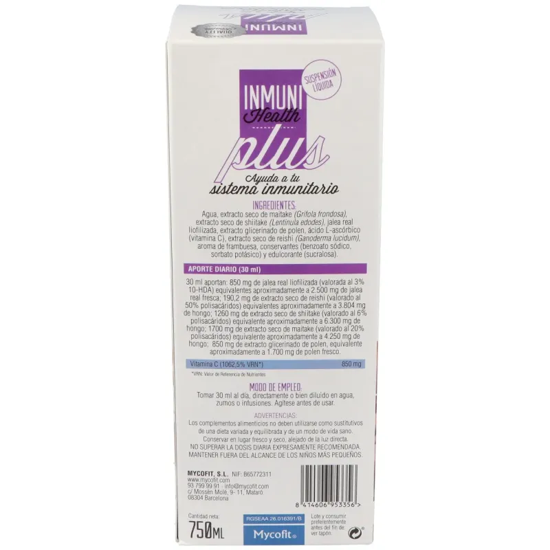 Mycofit inmunihealth plus 750ml | Farmacia Barata Mycofit inmunihealth plus 750ml | Farmacia Barata