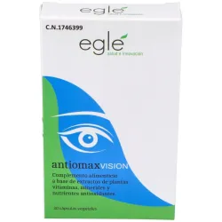 Eglé antiomax visión 30caps | Farmacia Barata