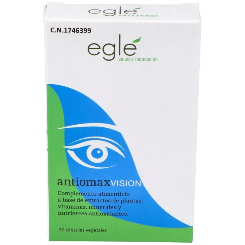 Eglé antiomax visión 30caps | Farmacia Barata