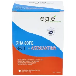 Egle npd1 dha 80 tg astaxantina 60 perlas | Farmacia Barata