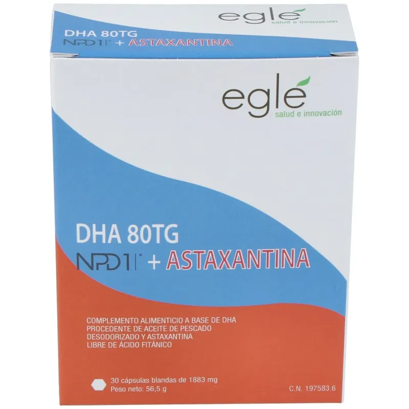Eglé npd1 dha 80tg astaxantina 30 perlas | Farmacia Barata