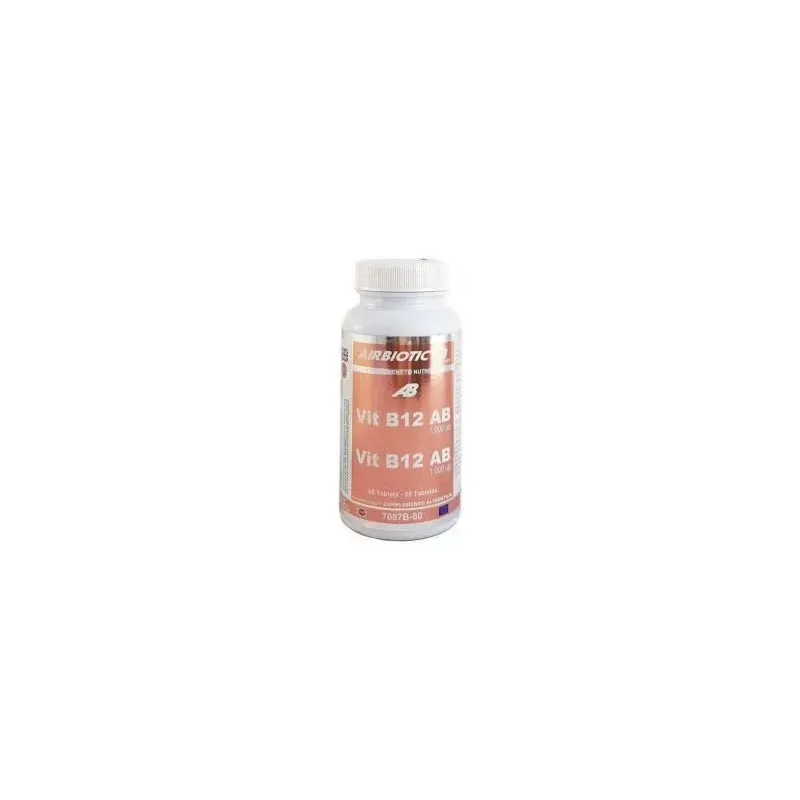Airbiotic vit. b12 ab 1000 mg 60 tabletas | Farmacia Barata Airbiotic vit. b12 ab 1000 mg 60 tabletas | Farmacia Barata