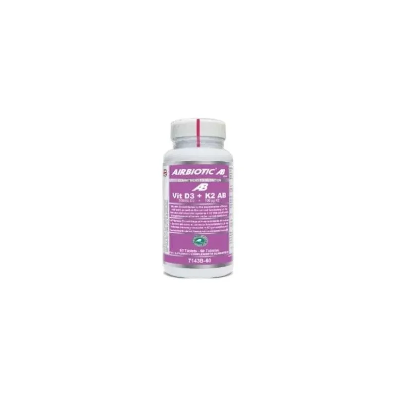 Airbiotic vit d3 + k2 60comp | Farmacia Barata
