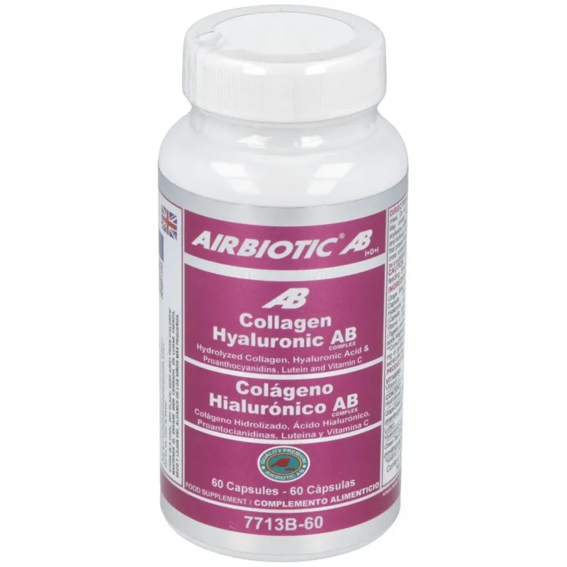 Airbiotic colágeno hialurónico ab complex 60 cápsulas | Farmacia Barata Airbiotic colágeno hialurónico ab complex 60 cápsulas | Farmacia Barata