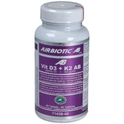 Airbiotic vit d3 + k2 60comp | Farmacia Barata