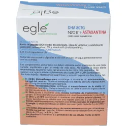Eglé npd1 dha 80tg astaxantina 30 perlas | Farmacia Barata
