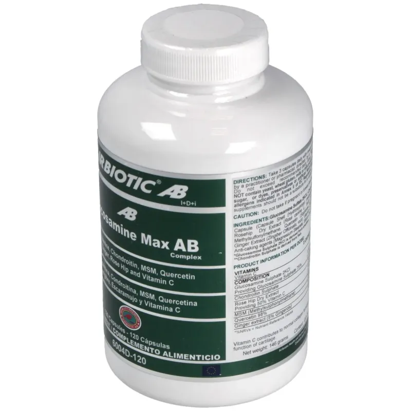 Glucosamina max ab complex 120cap. | Farmacia Barata